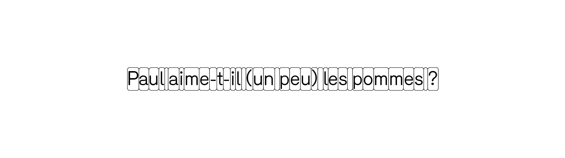 un ensemble de caractères, découpe en séquence de caractères